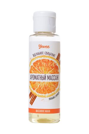 Масло для массажа «Ароматный массаж» с ароматом апельсина и корицы - 50 мл.